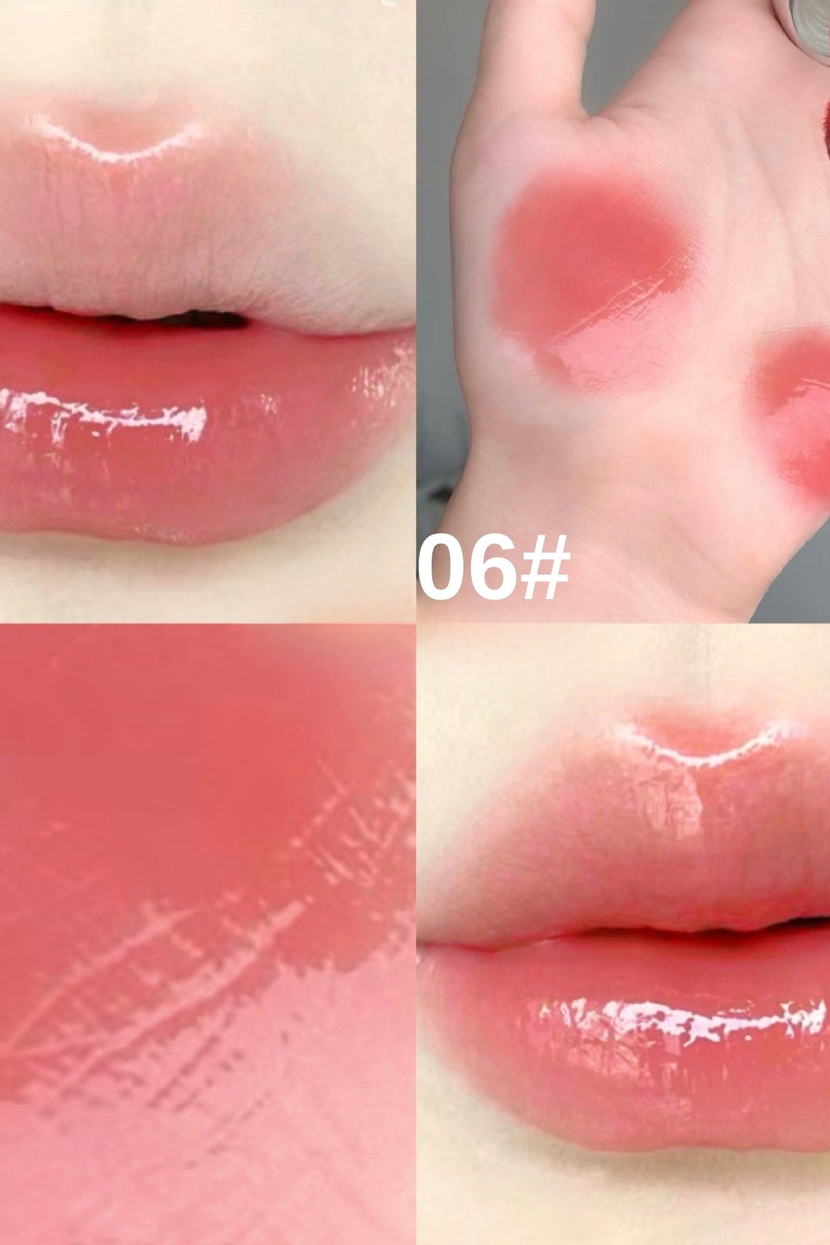 Fiyonklu Dudak Tint, Parlak ve Nemli Bitiş, Lip Glaze, Kore Tarzı