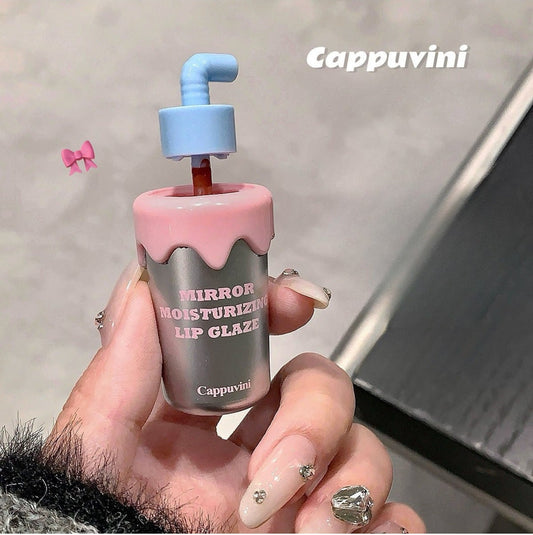 Milkshake Tasarımlı Dudak Parlatıcısı, Nemlendirici Lip Gloss